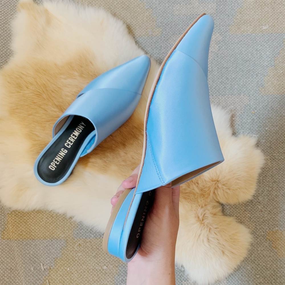 NWT Opening Ceremony Satin Mules